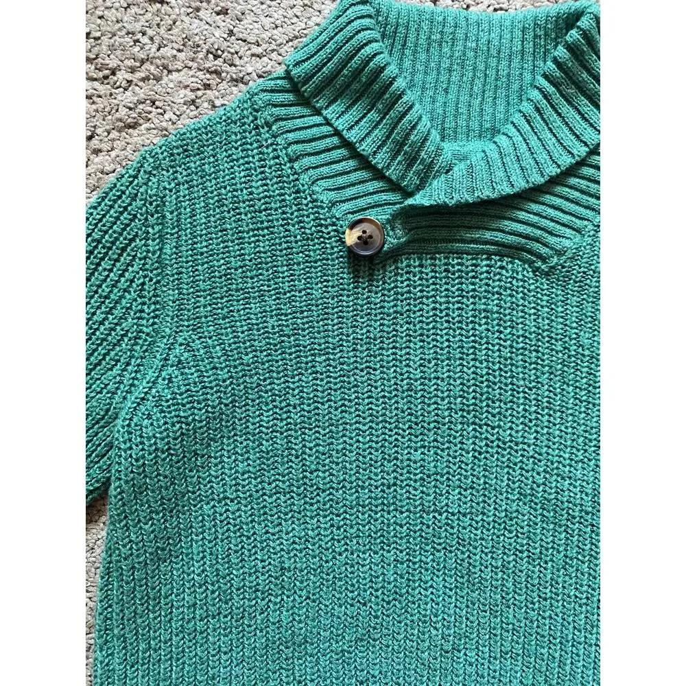 Baby Gap Boys Green Knit Chunky Pullover Sweater Sz 18-24m